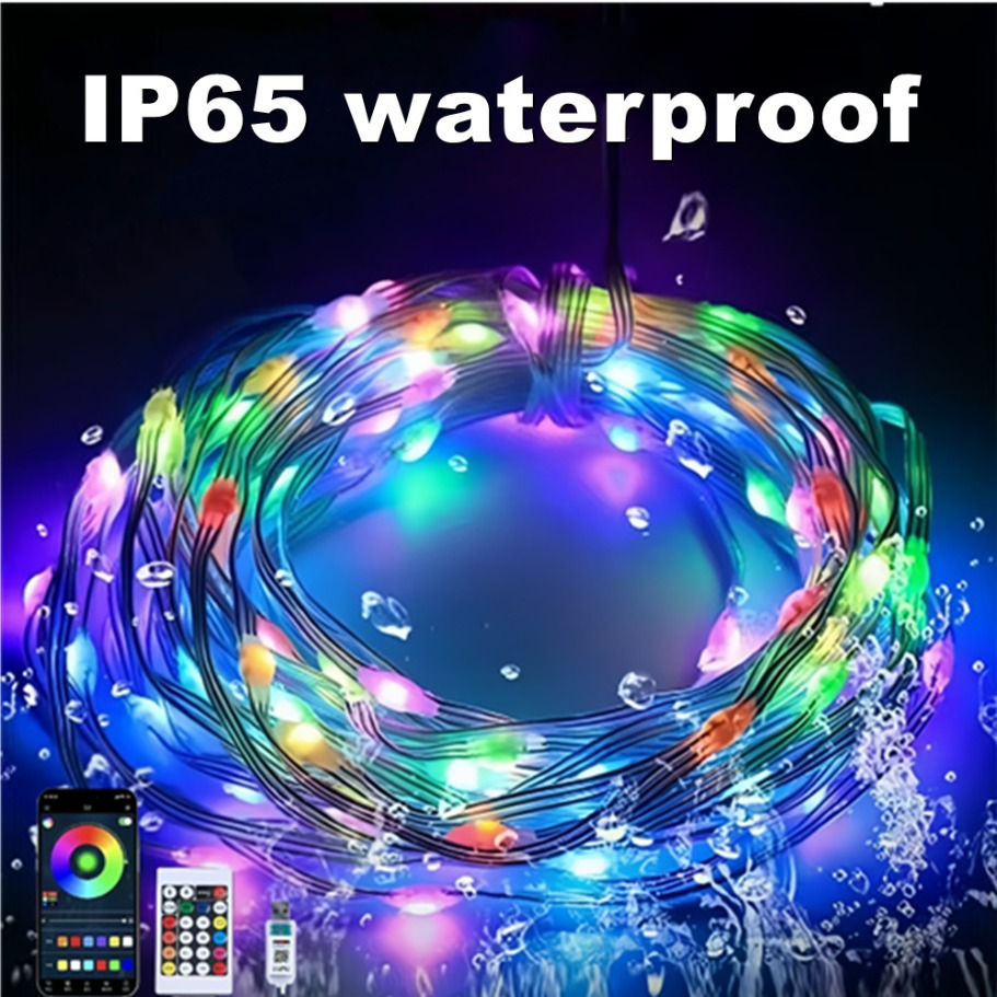 WS2812B LED Light String Smart - مراجعة Led Fairy String Lights وسعره