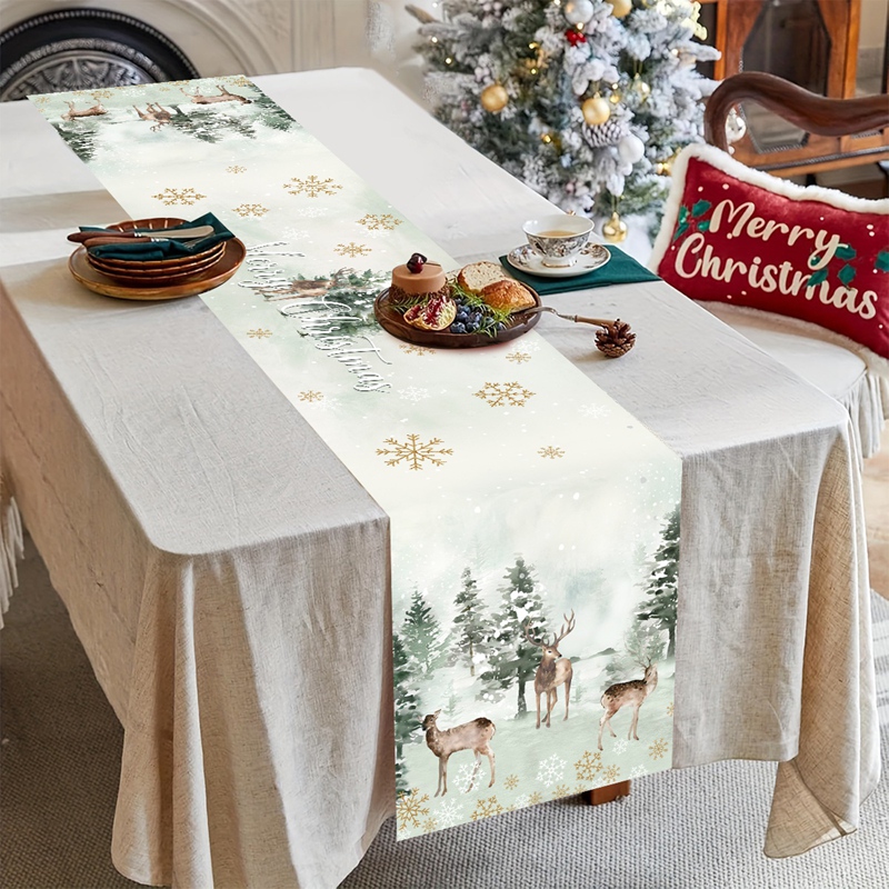Christmas Table Runner Merry C - مراجعة Christmas Table Runner وسعره