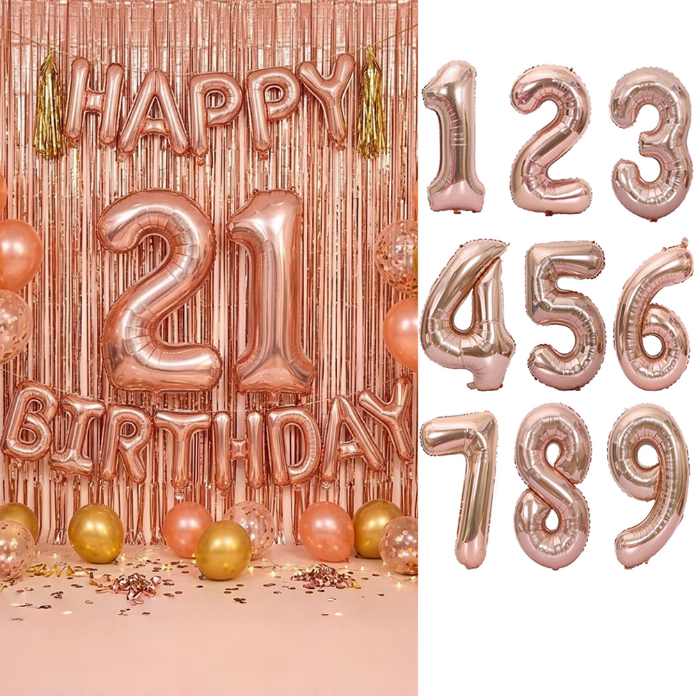 Happy Birthday 32Inch Number F - مراجعة Tinsel Garland Decoration وسعره