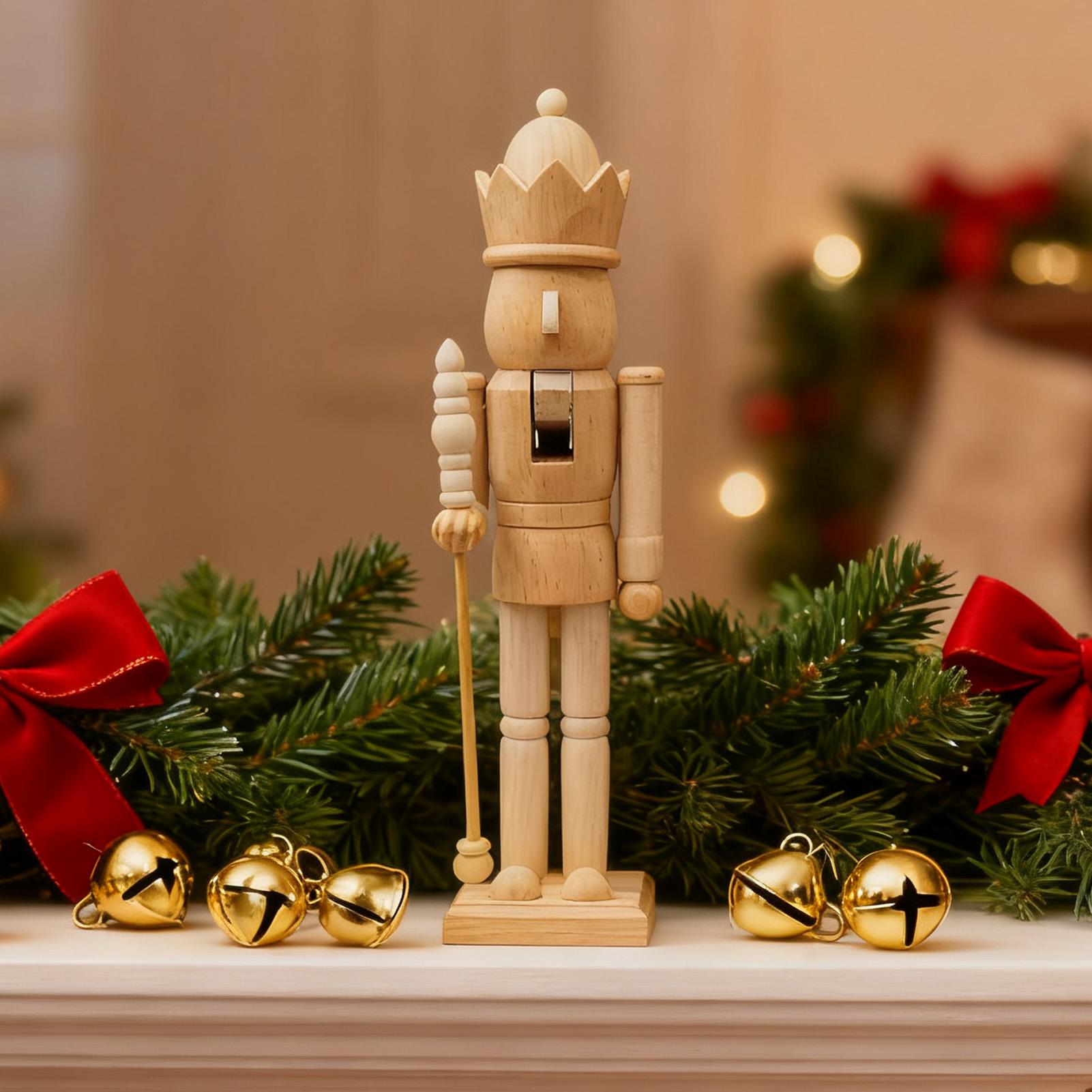 Nutcrackers Figures 38cm Woode - مراجعة Nutcracker Figurine وسعره