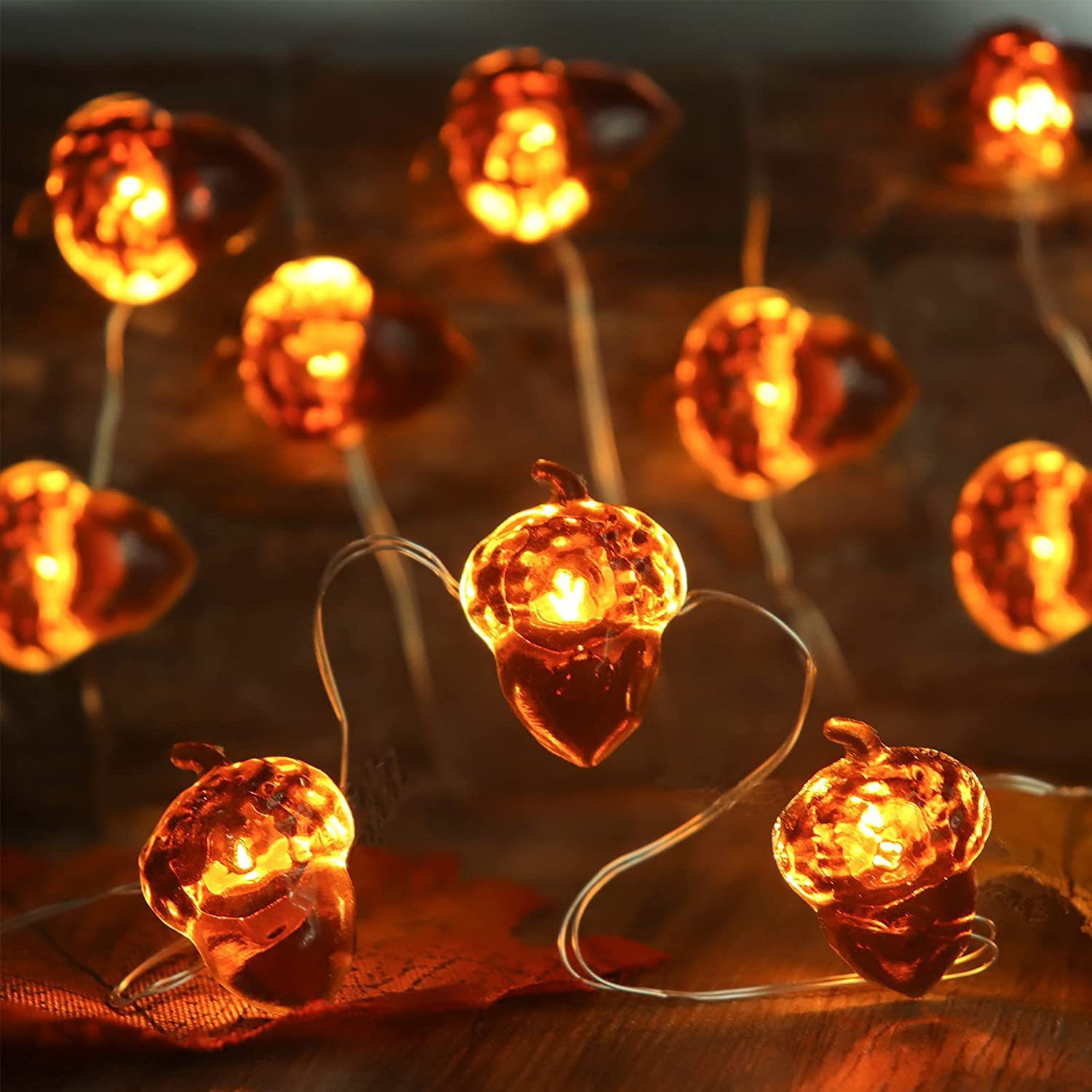 30 LEDs Acorn String Lights Th - مراجعة Led Fairy String Lights وسعره