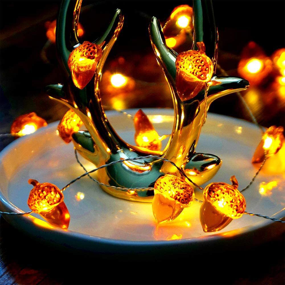 30 LEDs Acorn String Lights Th - مراجعة Led Fairy String Lights وسعره