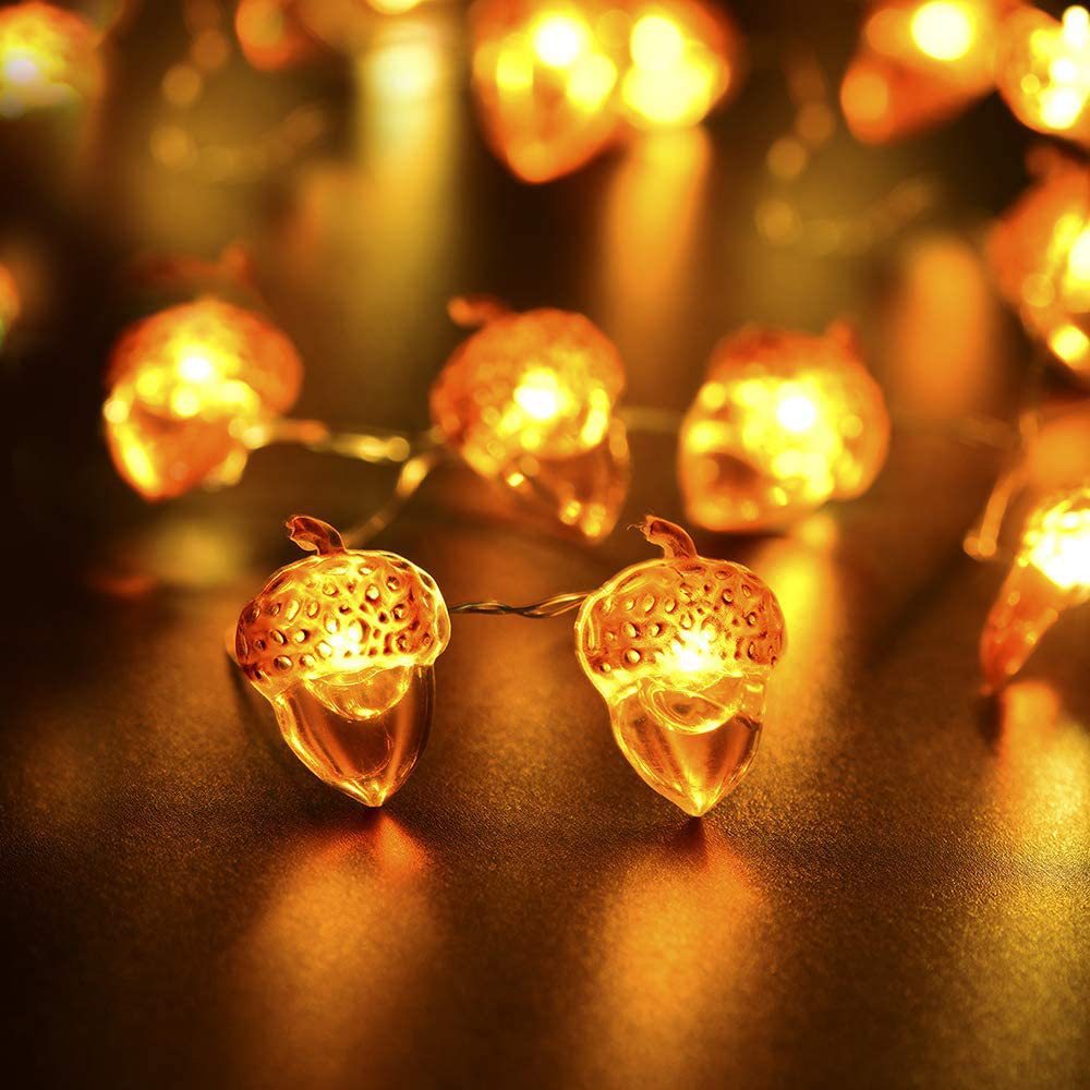 30 LEDs Acorn String Lights Th - مراجعة Led Fairy String Lights وسعره