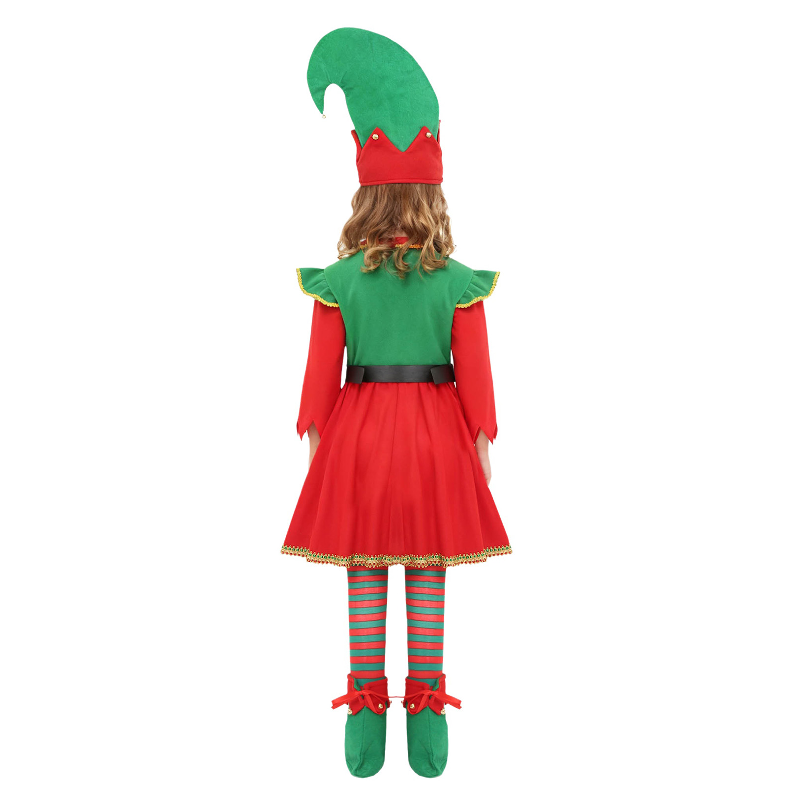 Elf Girl Christmas Costume San - مراجعة Elf Costume Christmas وسعره