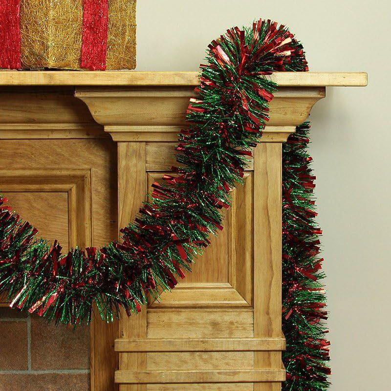 2/10M Christmas Tinsel Garland - مراجعة Tinsel Garland Decoration وسعره