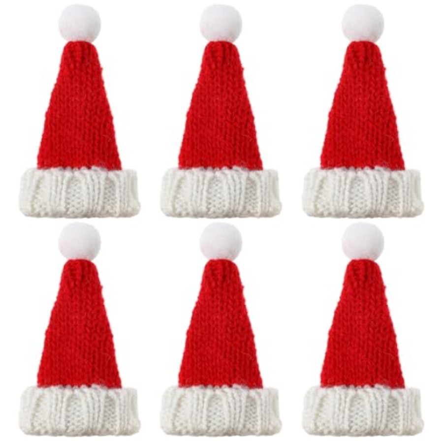Pcs Mini Santa Hats for Crafts - مراجعة Santa Hat Plush وسعره