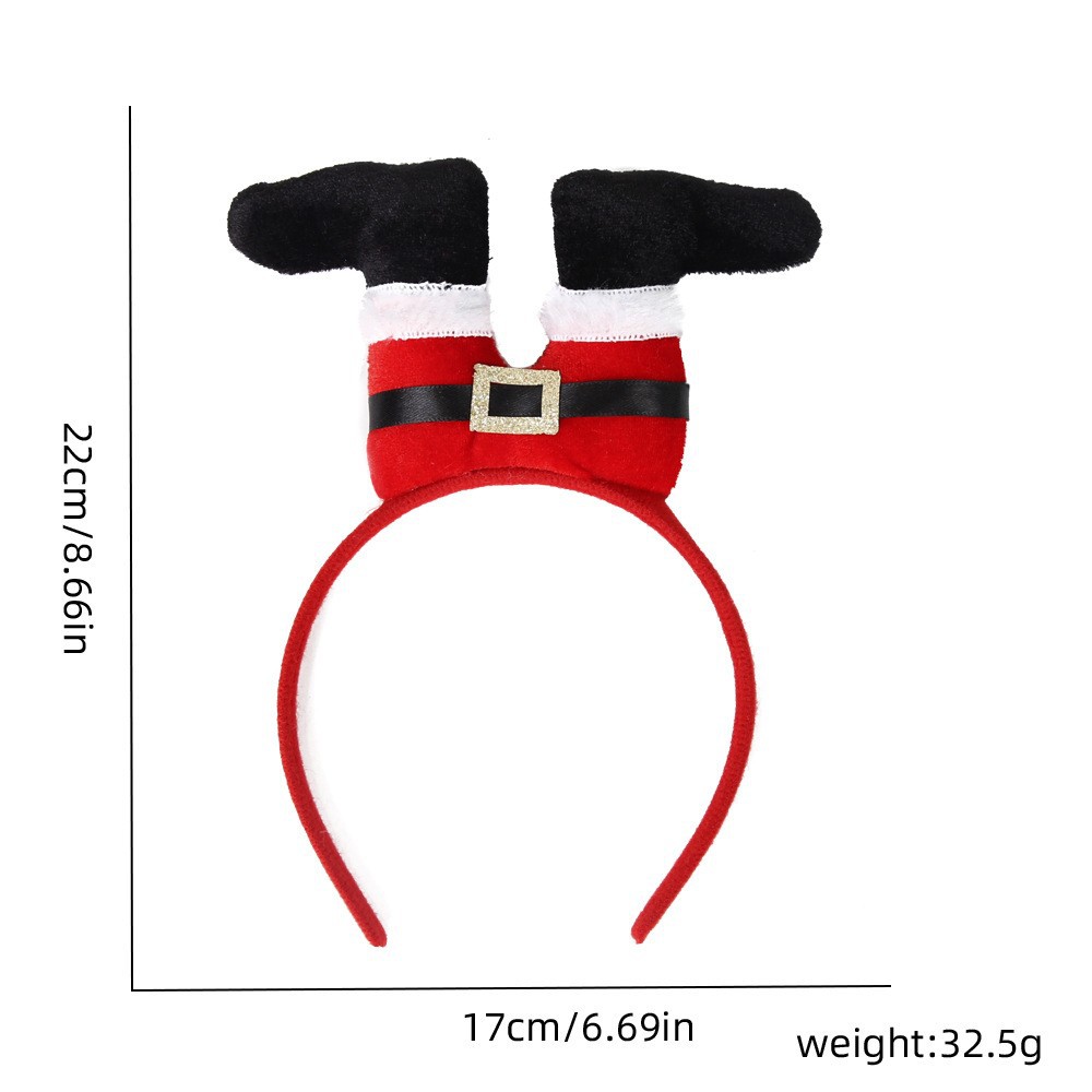 1 Piece/5Pcs Funny Santa Claus - مراجعة Reindeer Antlers Headband وسعره