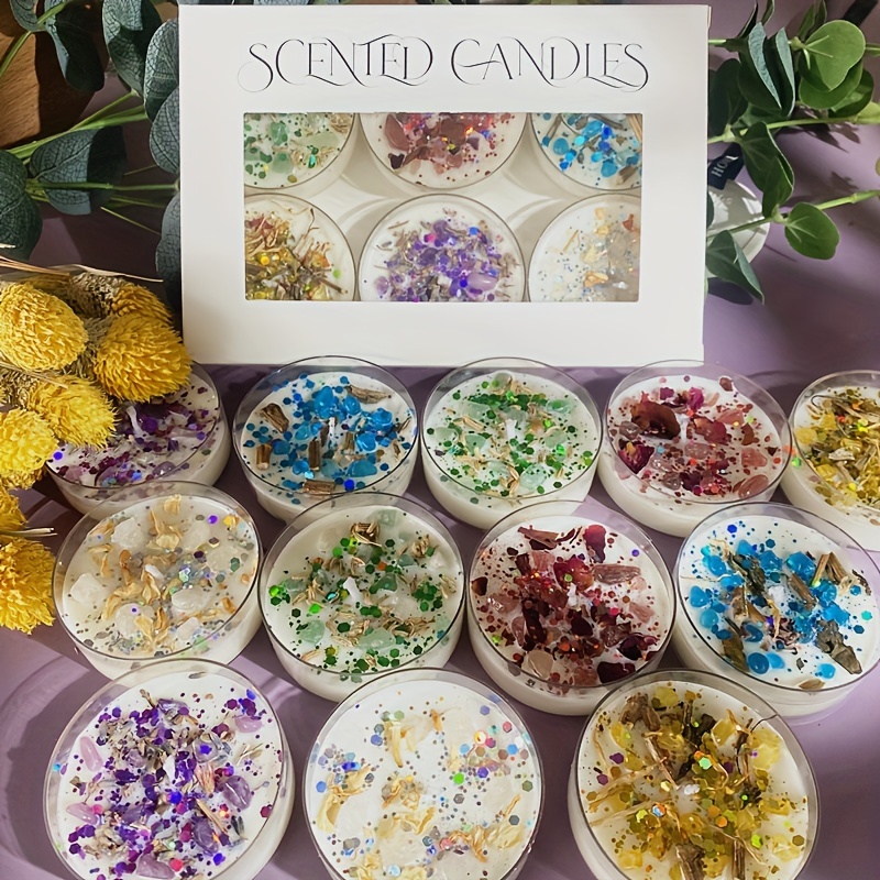 Set of 6 Scented Candles Fragr - مراجعة Holiday Candle Set وسعره