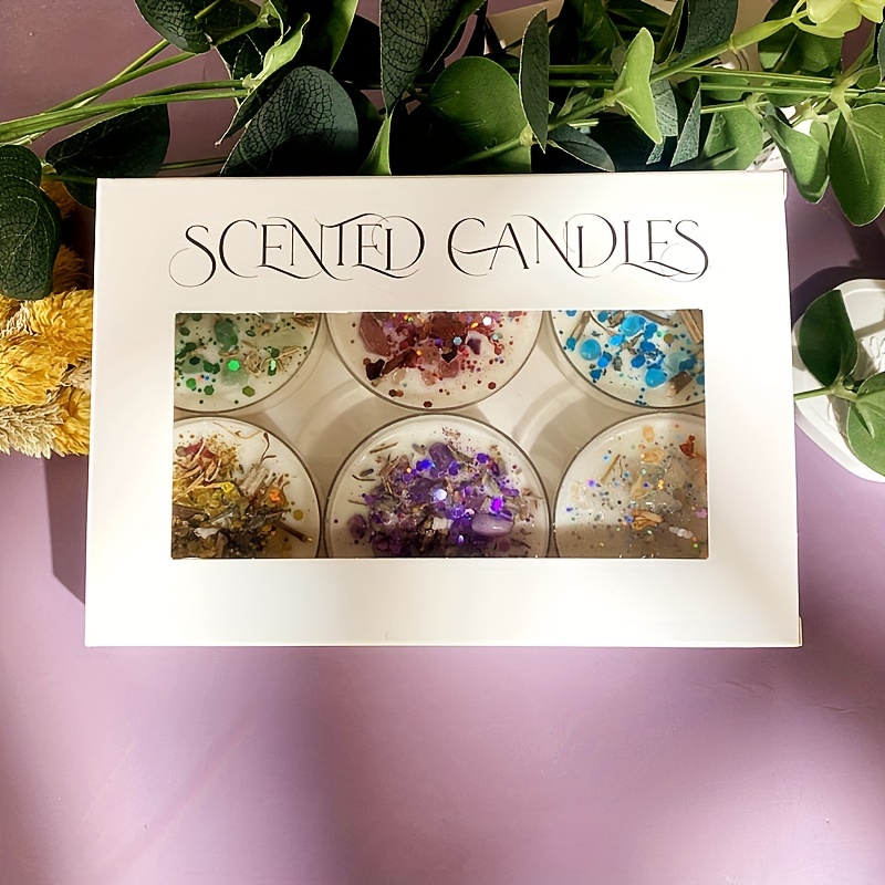 Set of 6 Scented Candles Fragr - مراجعة Holiday Candle Set وسعره