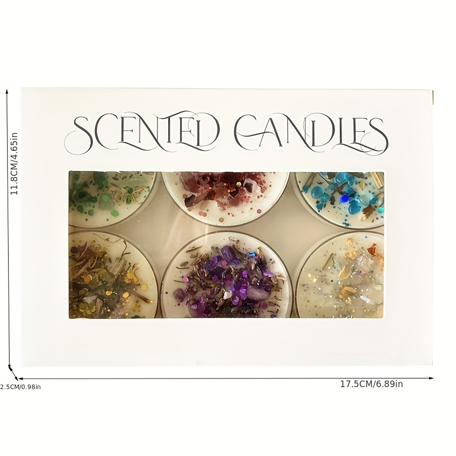 Set of 6 Scented Candles Fragr - مراجعة Holiday Candle Set وسعره
