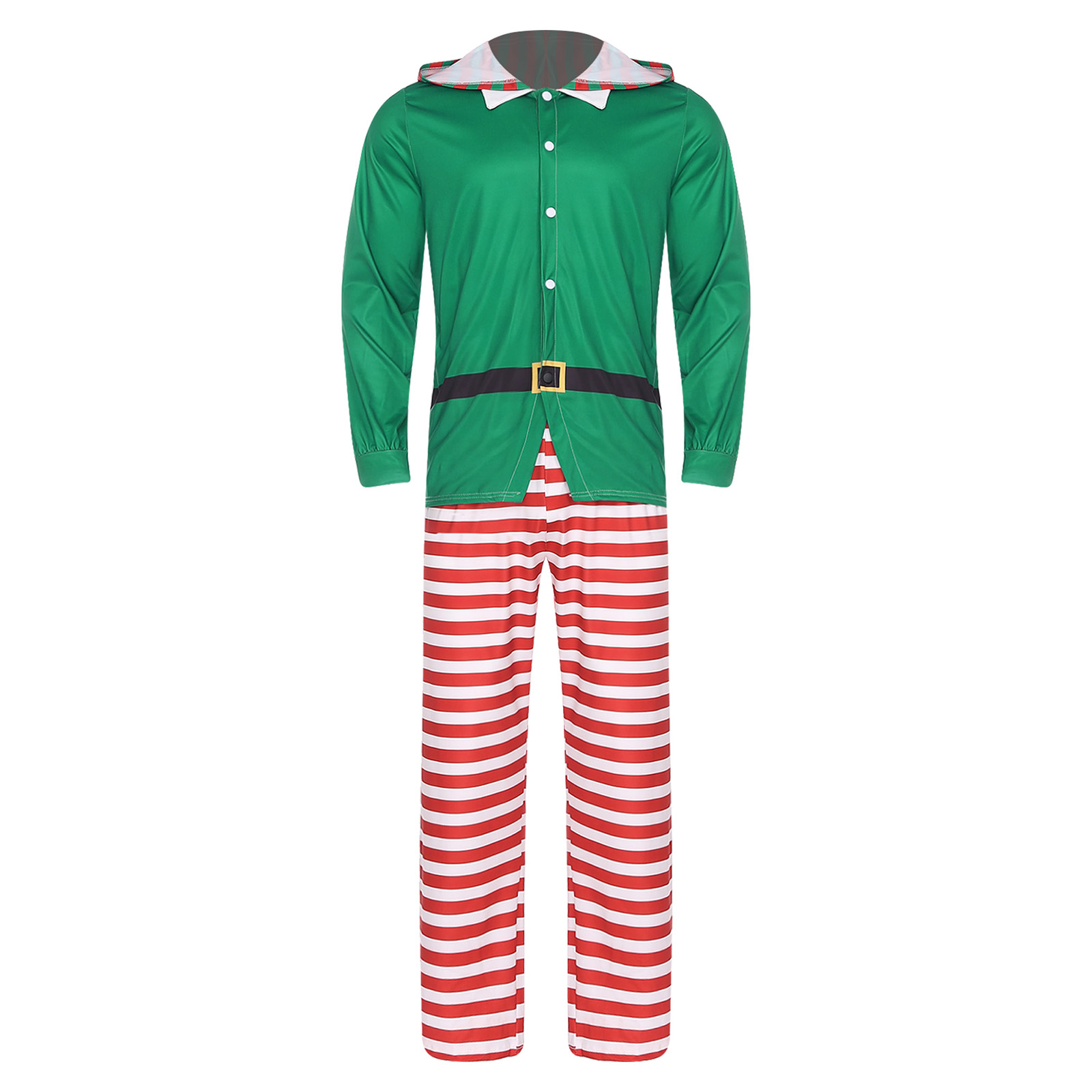 Mens Christmas Elf Pajamas Par - مراجعة Elf Costume Christmas وسعره