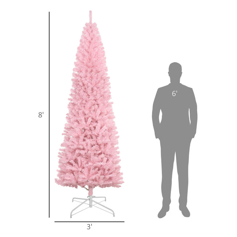HOMCOM 8' Artificial Christmas - مراجعة Christmas Tree Artificial وسعره