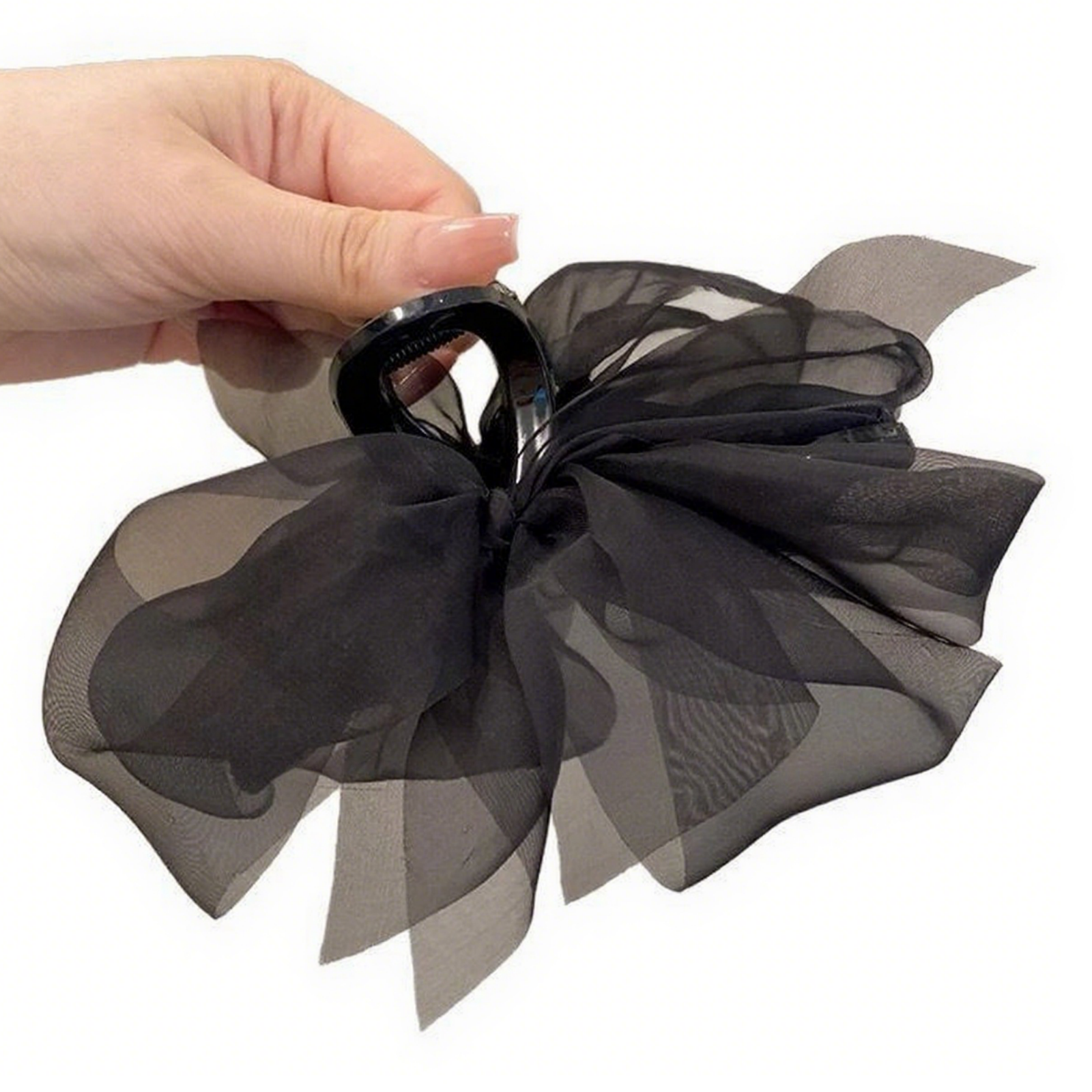 1PCFashion Mesh Tulle Large Bo - مراجعة Ribbon Bow Gift وسعره