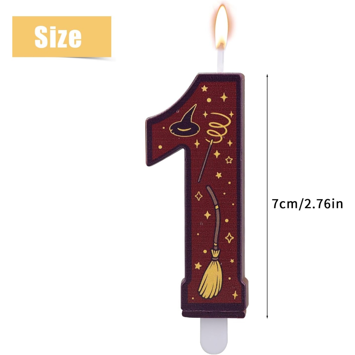 1 Set Number 0-9 Magical Theme - مراجعة Holiday Candle Set وسعره