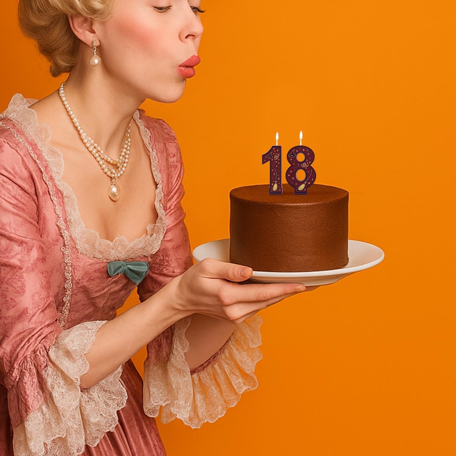 1 Set Number 0-9 Magical Theme - مراجعة Holiday Candle Set وسعره