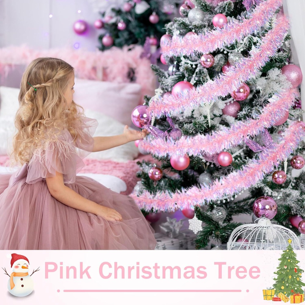 2M/9CM Christmas Decorations S - مراجعة Tinsel Garland Decoration وسعره