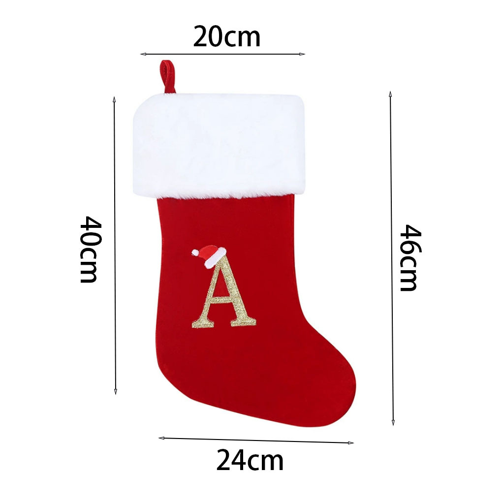 New Creative Alphabet Christma - مراجعة Christmas Stocking Hanging وسعره