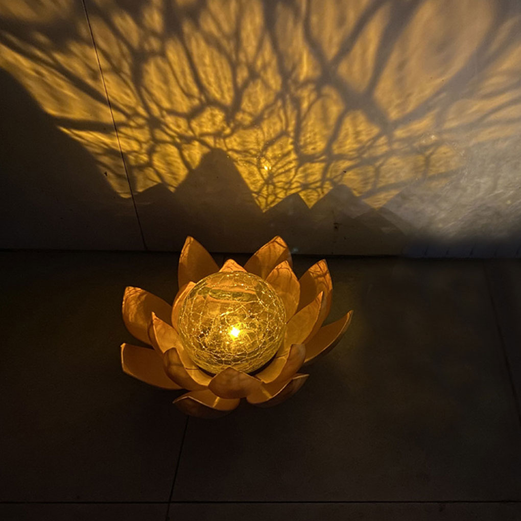 Lotus Shaped Garden Solar Ligh - مراجعة Christmas Lights Outdoor وسعره