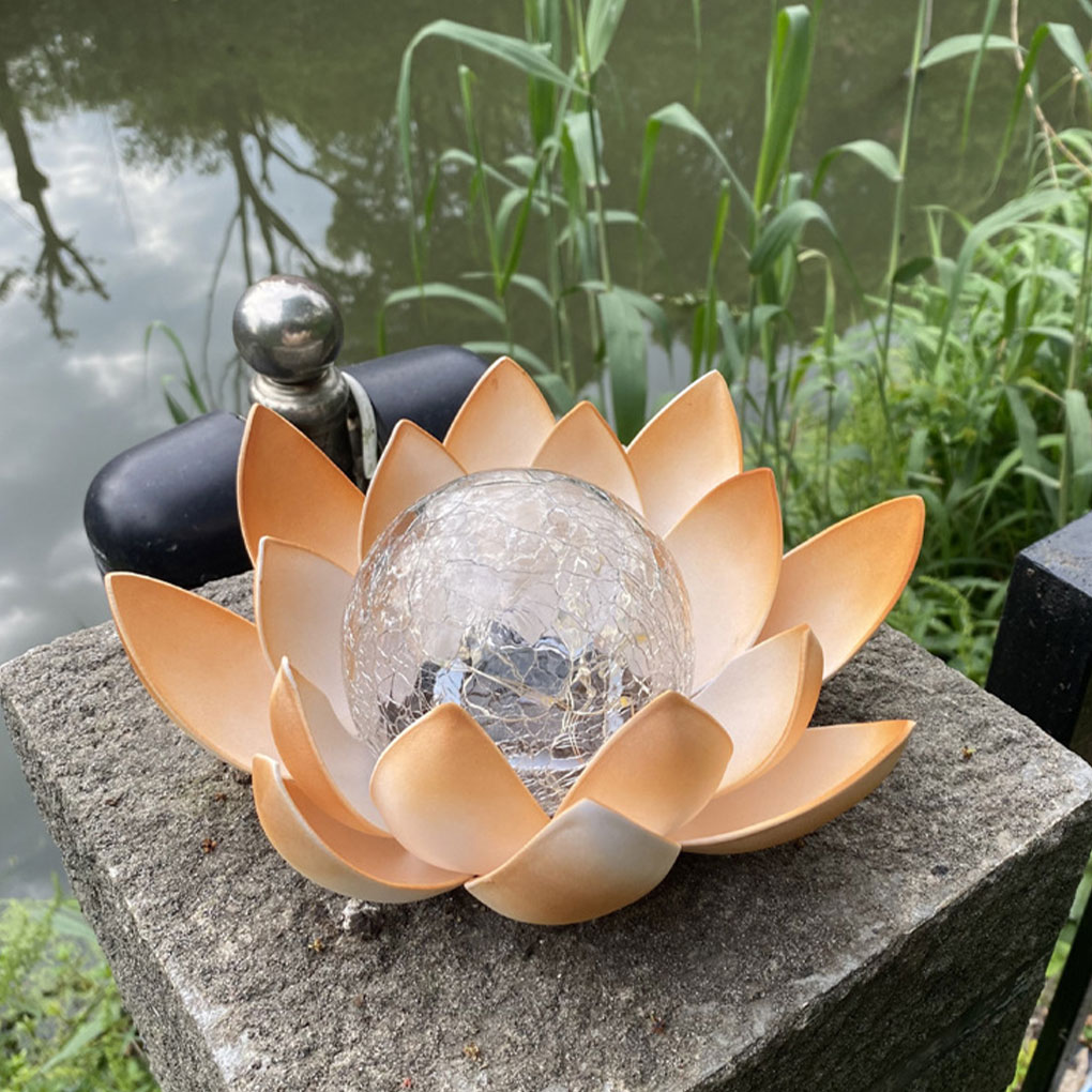 Lotus Shaped Garden Solar Ligh - مراجعة Christmas Lights Outdoor وسعره