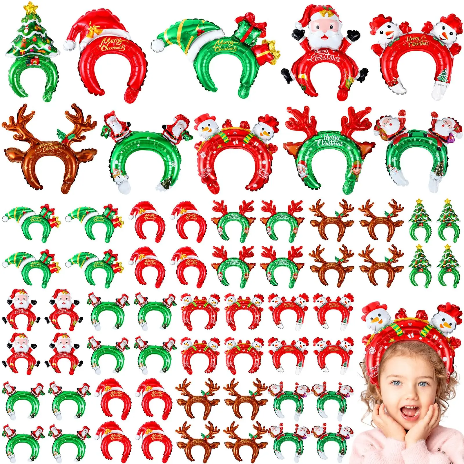 Christmas Inflatable Headbands - مراجعة Reindeer Antlers Headband وسعره