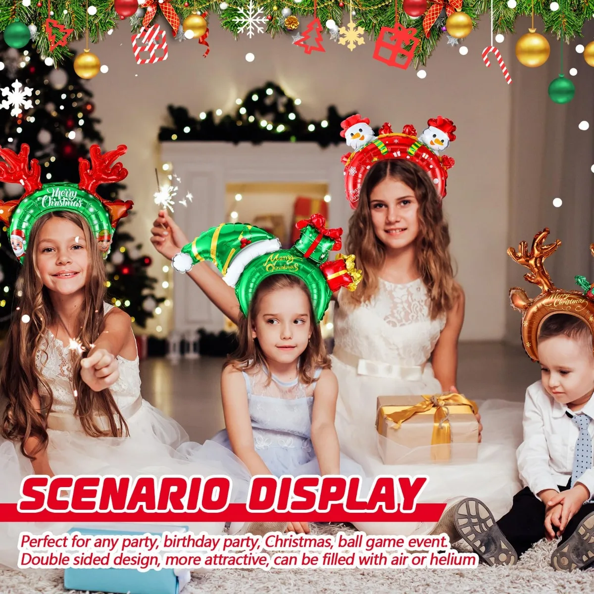 Christmas Inflatable Headbands - مراجعة Reindeer Antlers Headband وسعره