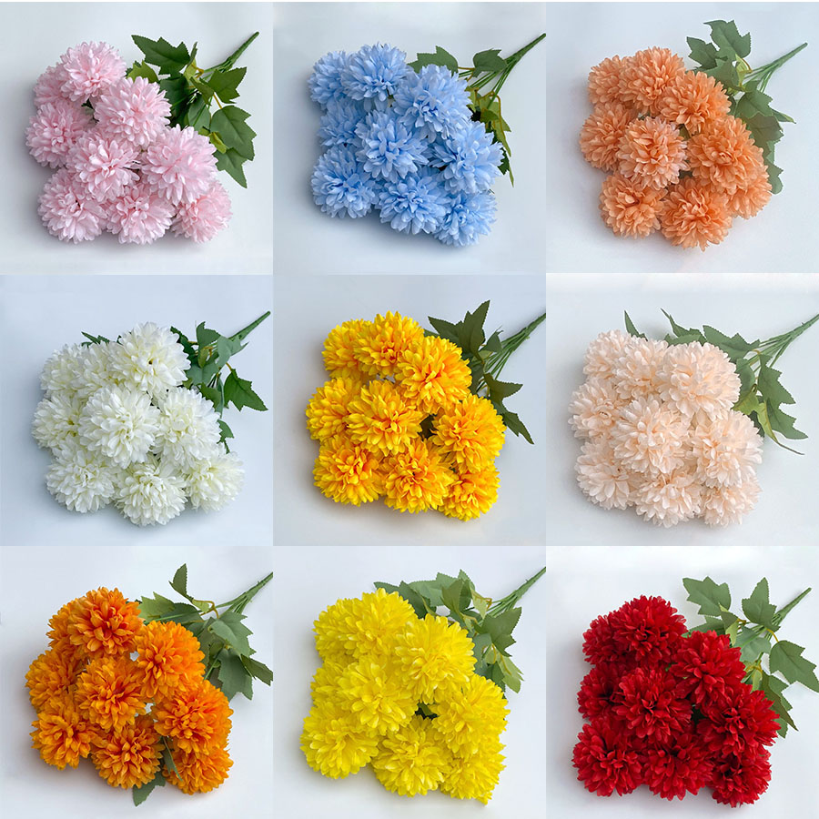 Artificial Flower Bouquet Chry - مراجعة Christmas Wreath Fake وسعره