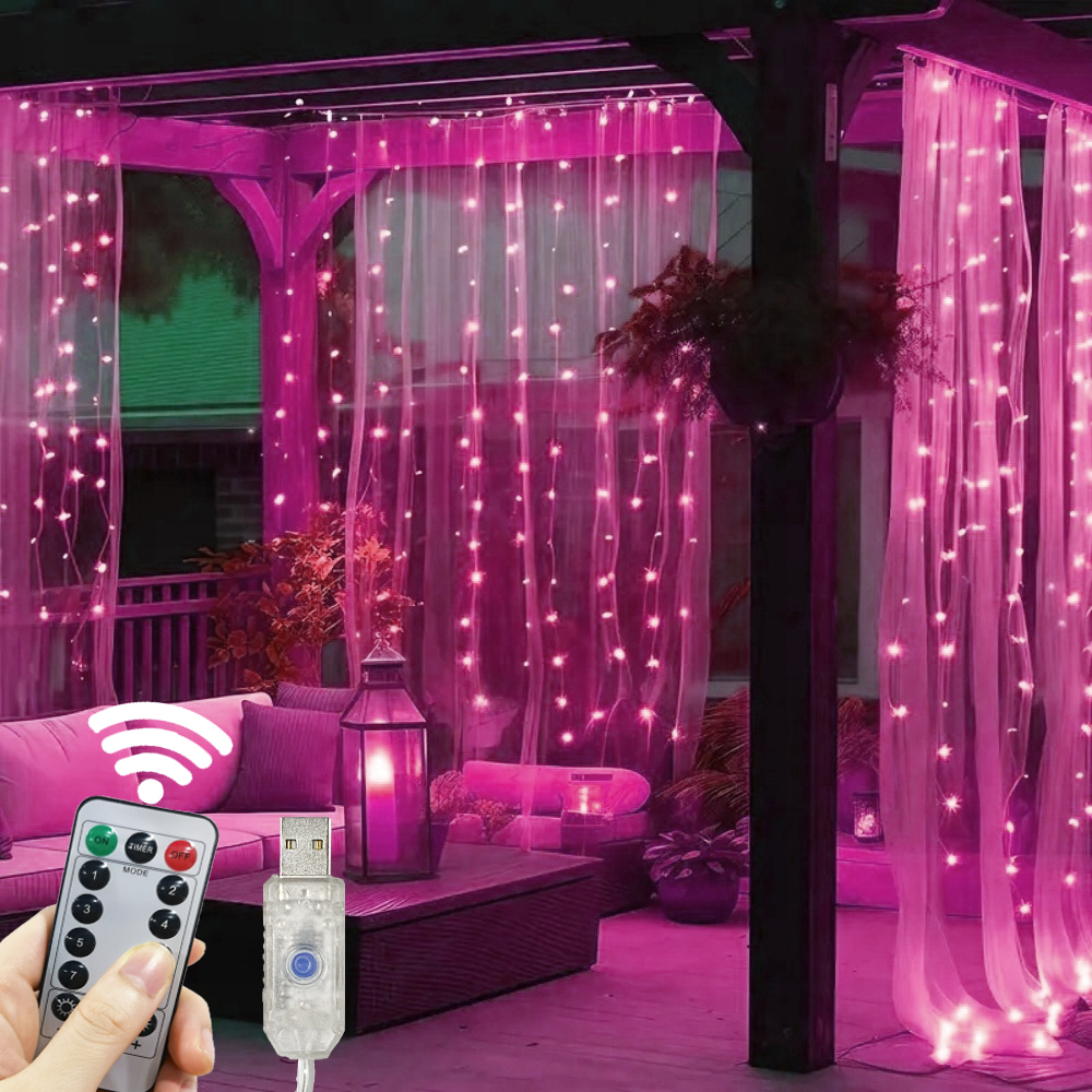 LED Curtain String Lights Garl - مراجعة Led Fairy String Lights وسعره