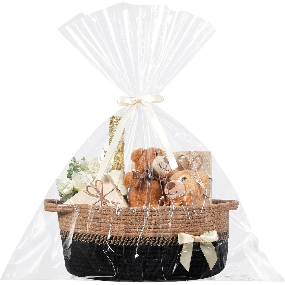 Woven Basket for Gift Empty wi - مراجعة Gift Box Wrap Set وسعره