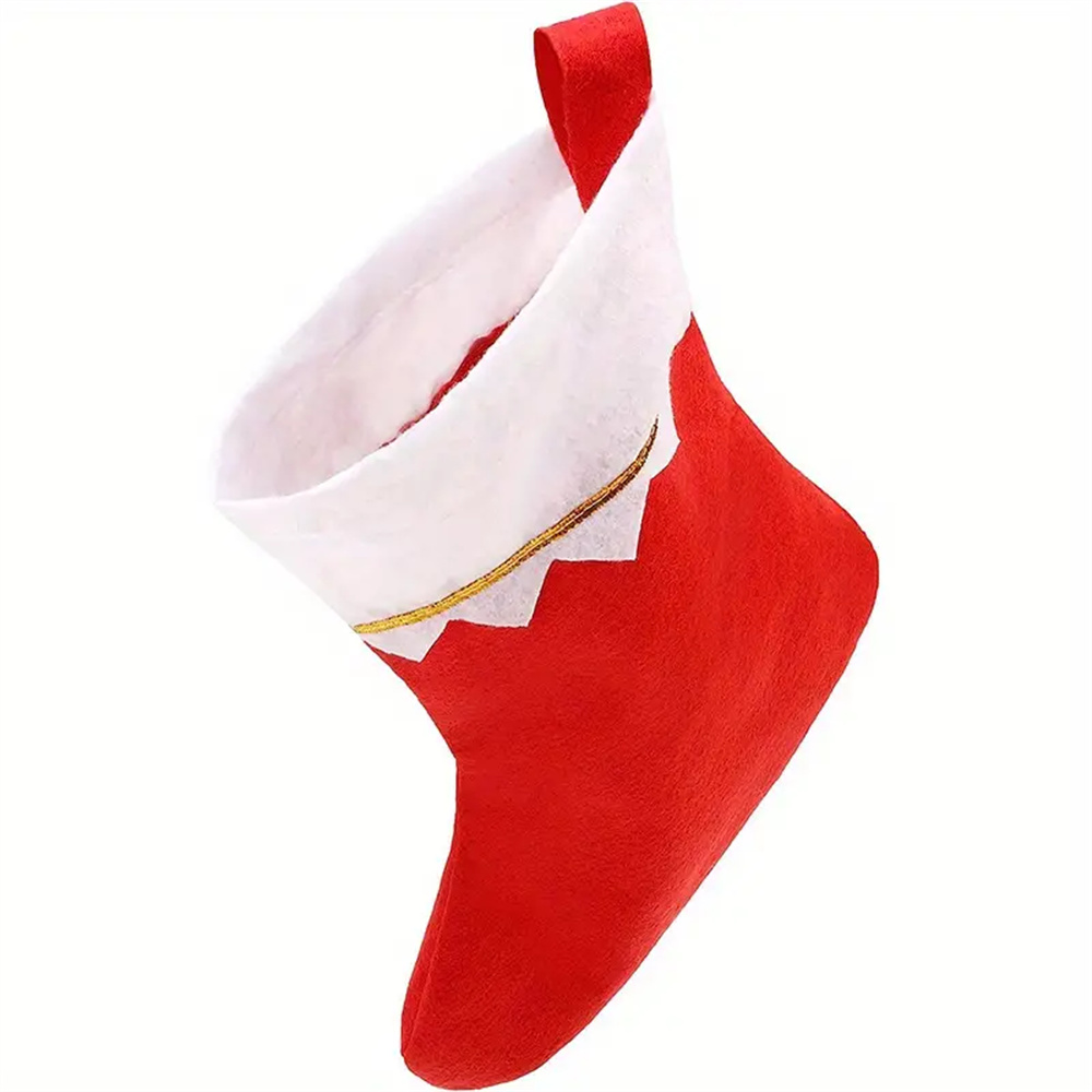 12pcs Red Felt Christmas Stock - مراجعة Christmas Stocking Hanging وسعره