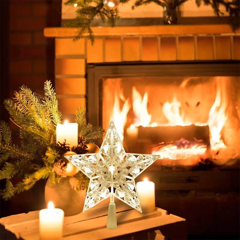 15cm Christmas Glowing Tree To - مراجعة Star Tree Topper وسعره