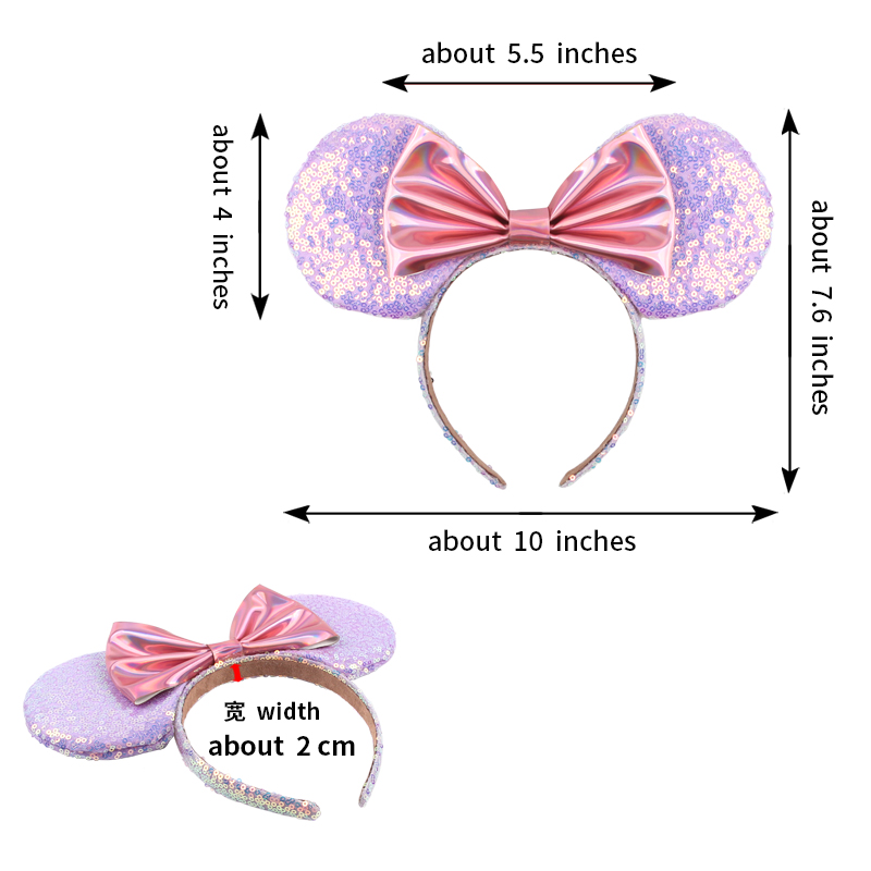 New Disney Big Size Mickey Mou - مراجعة Ribbon Bow Gift وسعره