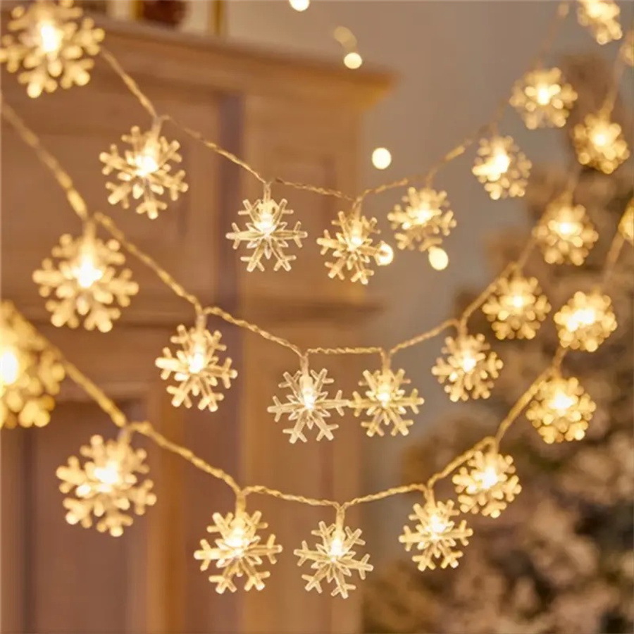 10/20/40 LED Snowflake String  - مراجعة Led Fairy String Lights وسعره
