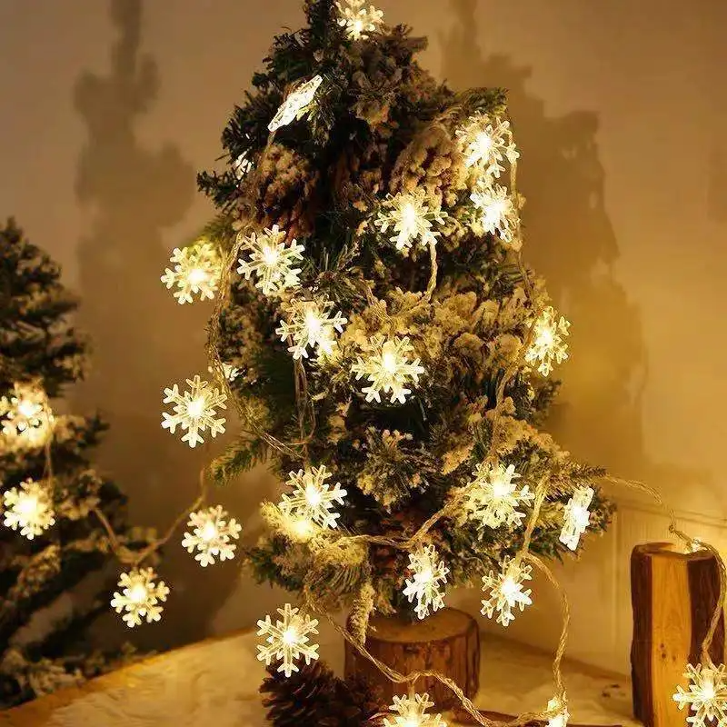 10/20/40 LED Snowflake String  - مراجعة Led Fairy String Lights وسعره