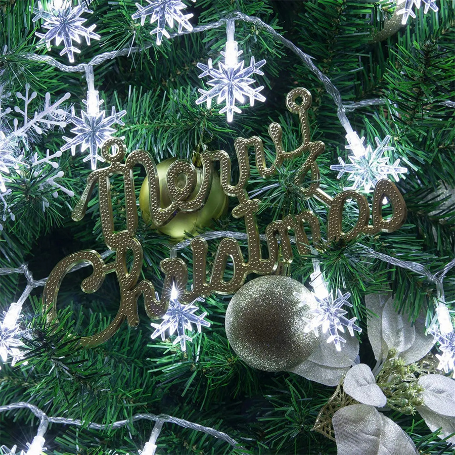 10/20/40 LED Snowflake String  - مراجعة Led Fairy String Lights وسعره