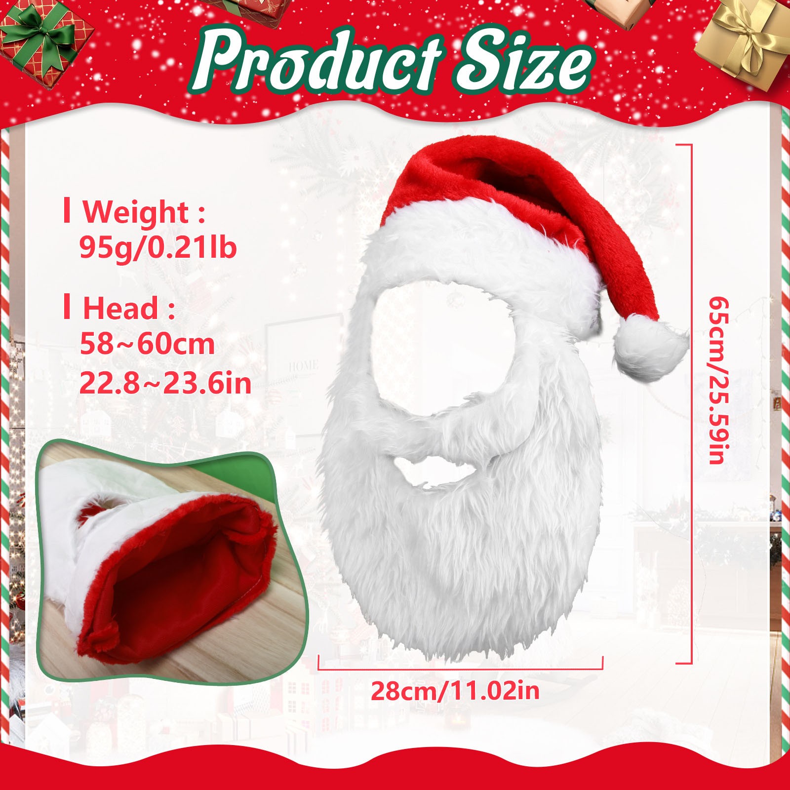 New Adults Ball Plush Christma - مراجعة Santa Hat Plush وسعره