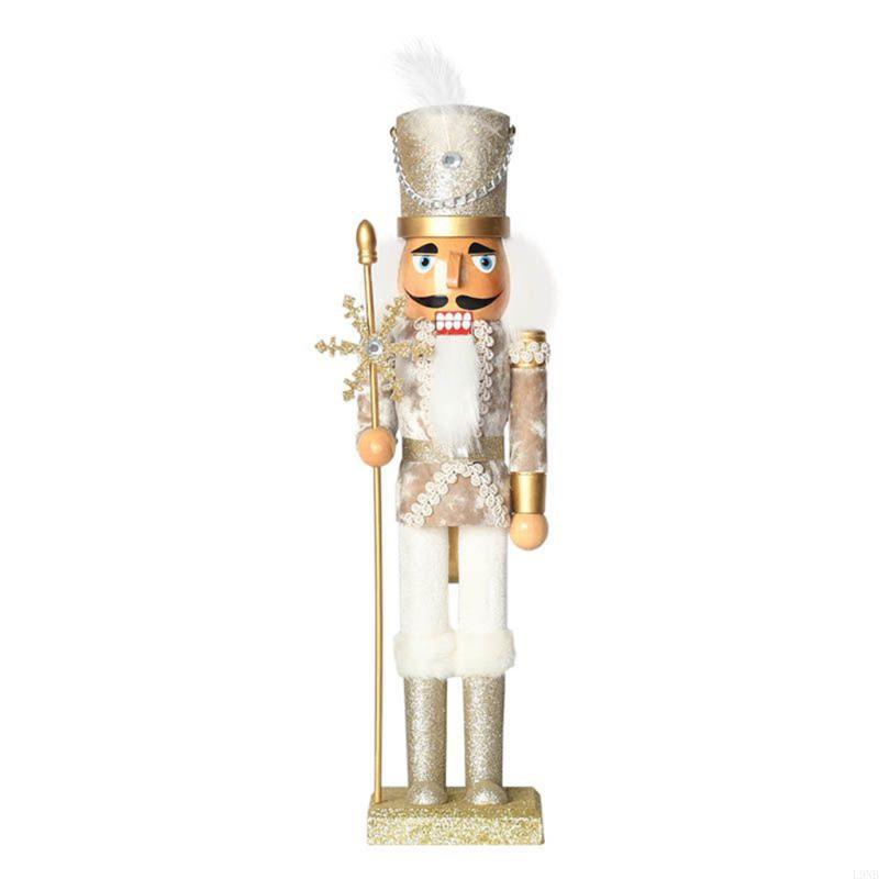 L9NB Desktop Ornament Wooden N - مراجعة Nutcracker Figurine وسعره