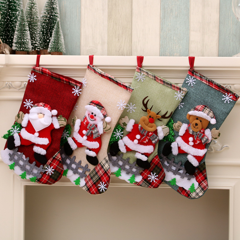 31cm Large Christmas Stockings - مراجعة Christmas Stocking Hanging وسعره