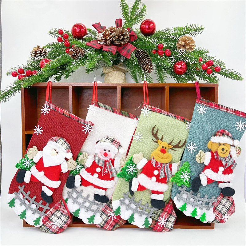 31cm Large Christmas Stockings - مراجعة Christmas Stocking Hanging وسعره