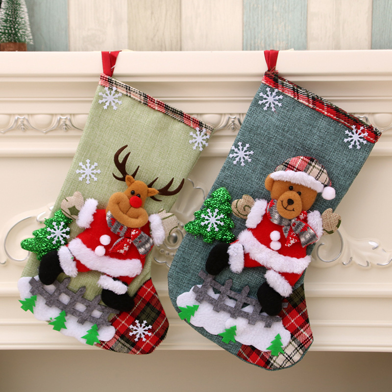 31cm Large Christmas Stockings - مراجعة Christmas Stocking Hanging وسعره