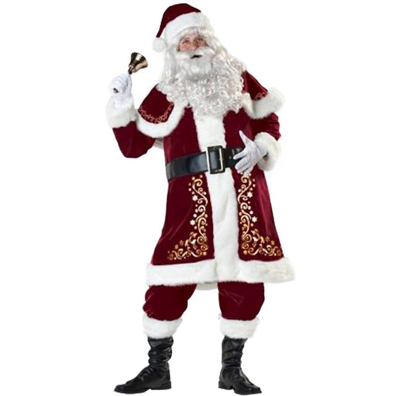 Santa Claus Costume Women Men  - مراجعة Elf Costume Christmas وسعره