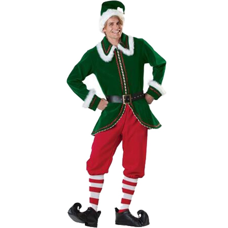 Santa Claus Costume Women Men  - مراجعة Elf Costume Christmas وسعره