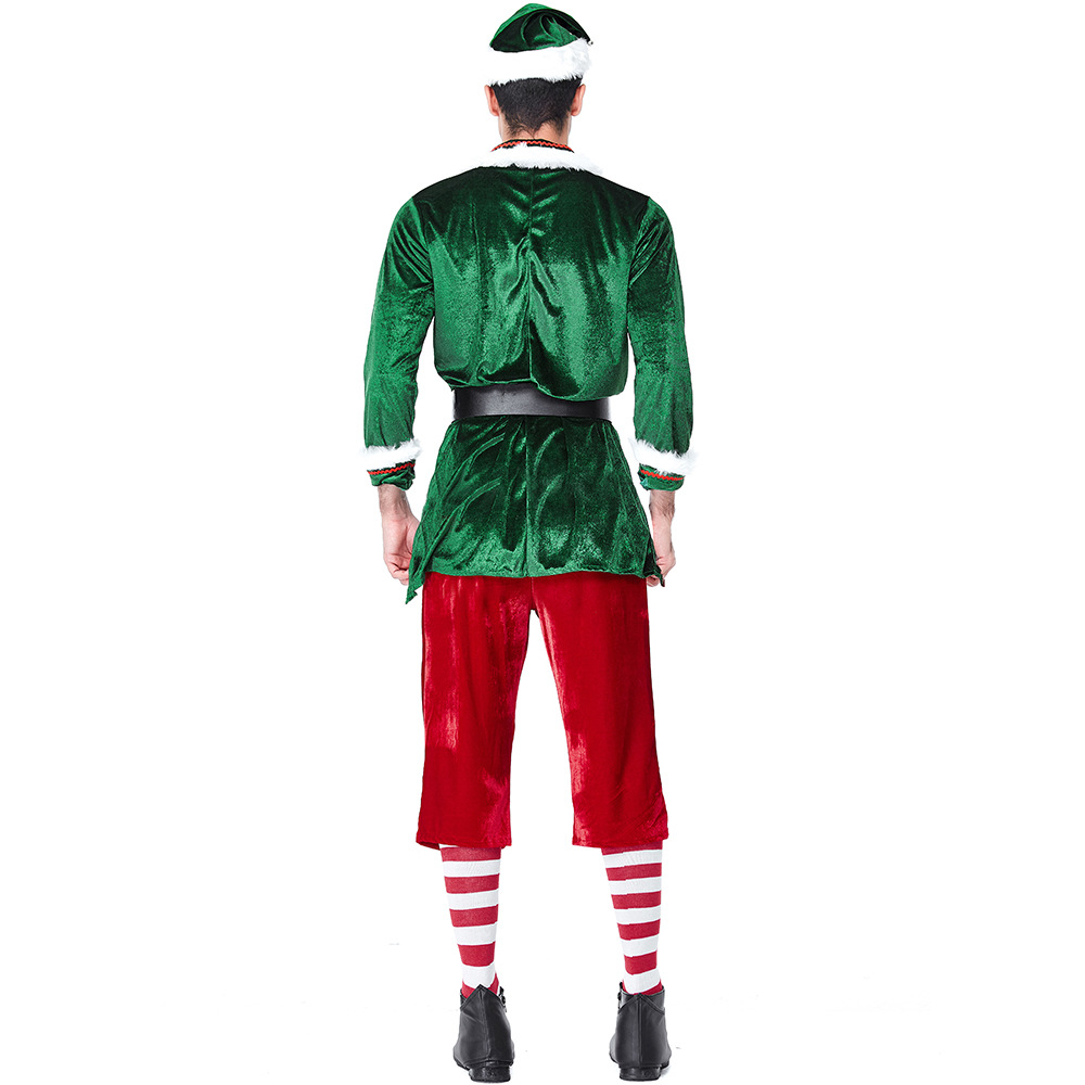 Santa Claus Costume Women Men  - مراجعة Elf Costume Christmas وسعره