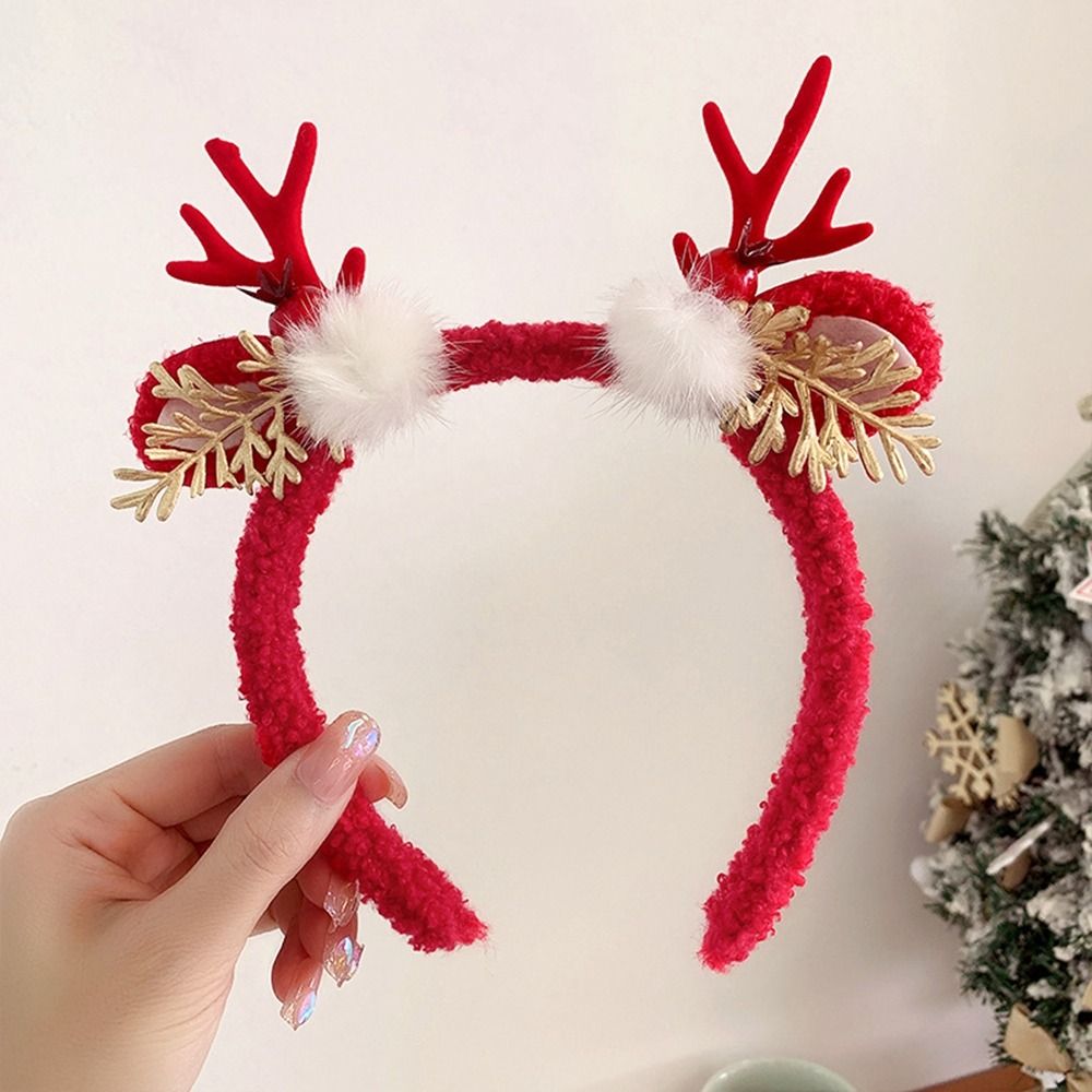 Funny Christmas Decoration Chr - مراجعة Reindeer Antlers Headband وسعره