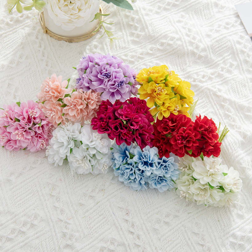 18Pcs Artificial Flowers Stame - مراجعة Christmas Wreath Fake وسعره