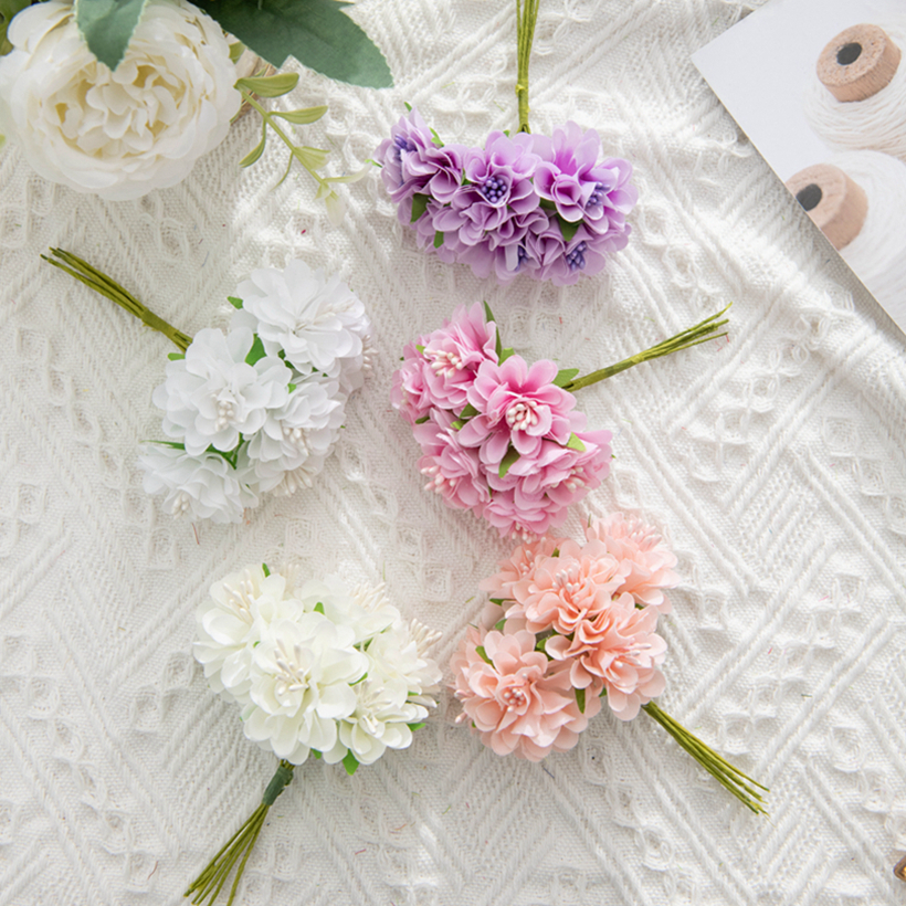 18Pcs Artificial Flowers Stame - مراجعة Christmas Wreath Fake وسعره