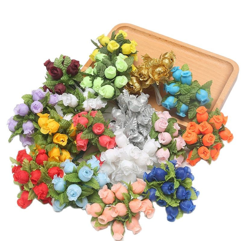 12/36/72/144PCS Rose Artificia - مراجعة Christmas Wreath Fake وسعره