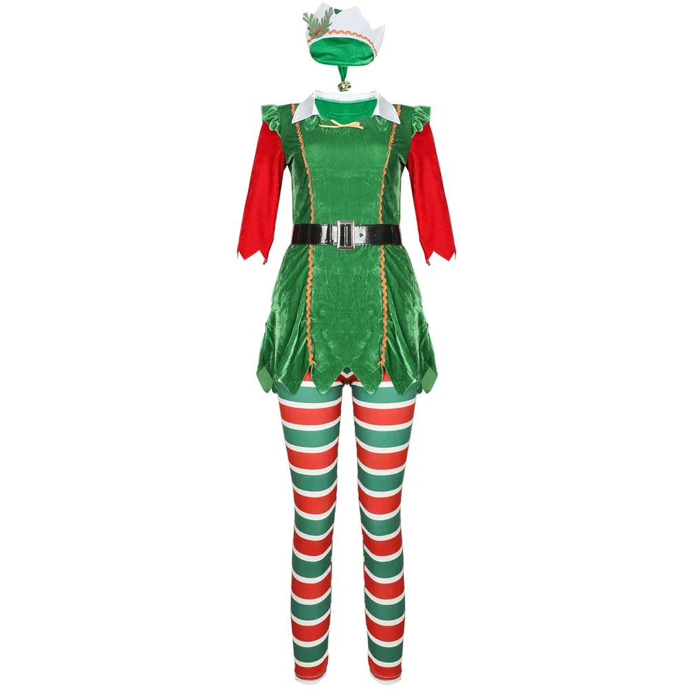Lady Santa Claus' Elf Costume  - مراجعة Elf Costume Christmas وسعره