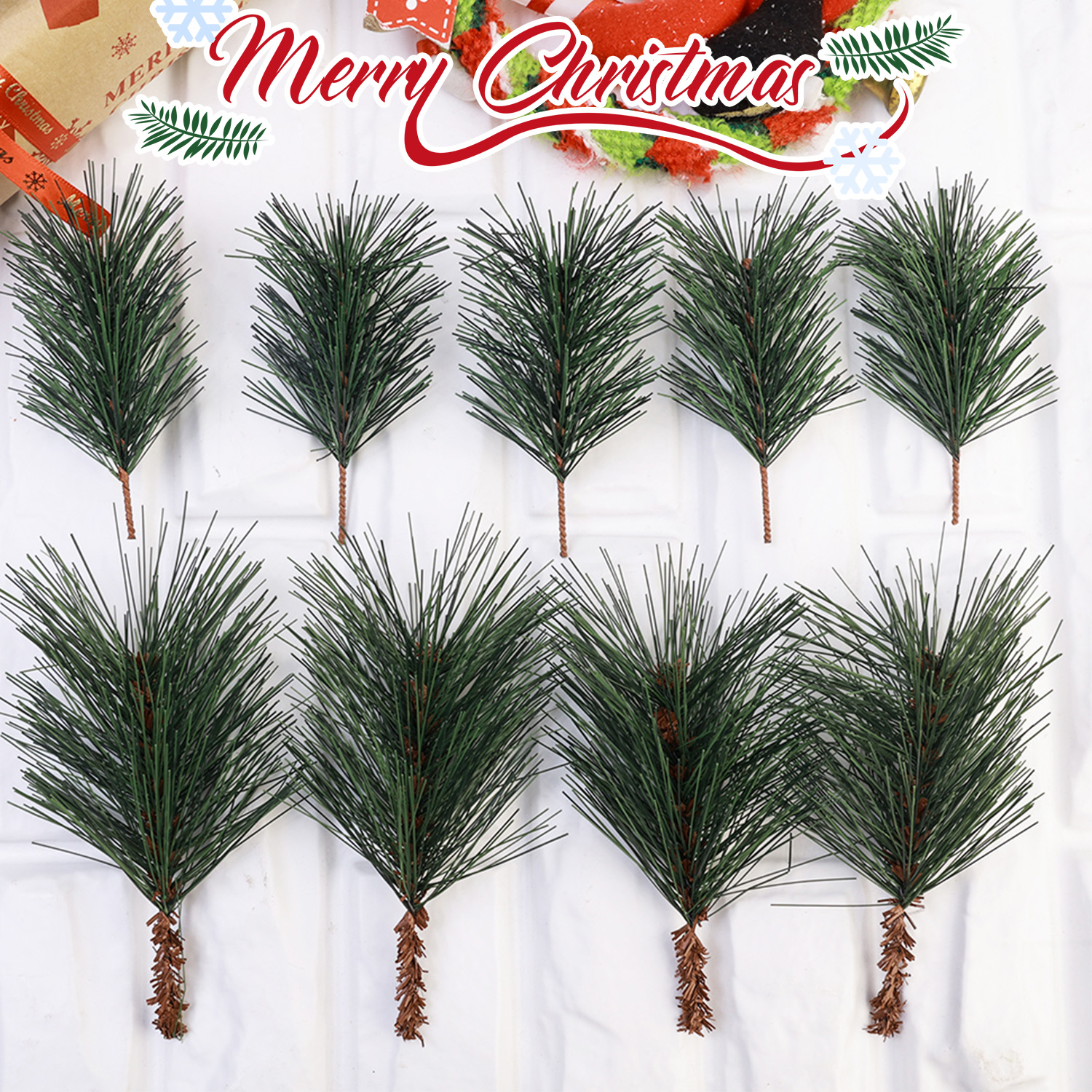 Fake Tree Leaves Branches Arti - مراجعة Christmas Wreath Fake وسعره
