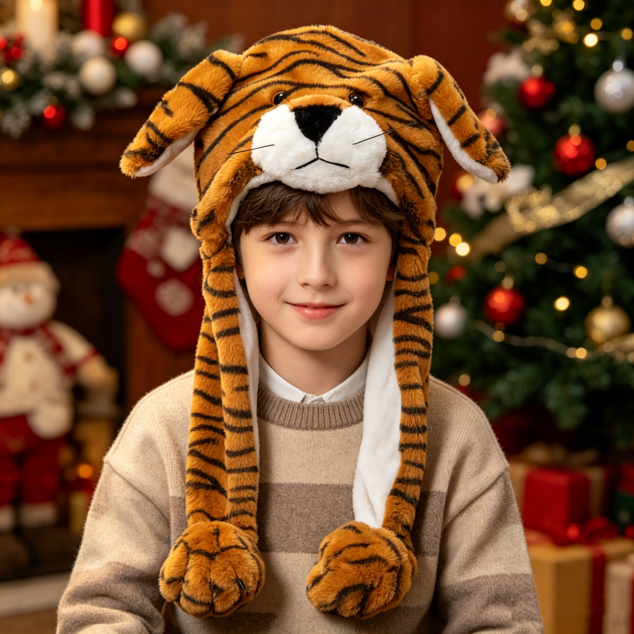 Plush Ear-Protecting Hat, a Ti - مراجعة Santa Hat Plush وسعره