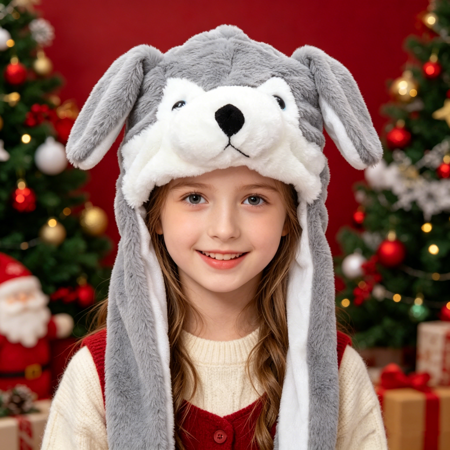 Plush Ear-Protecting Hat, a Ti - مراجعة Santa Hat Plush وسعره